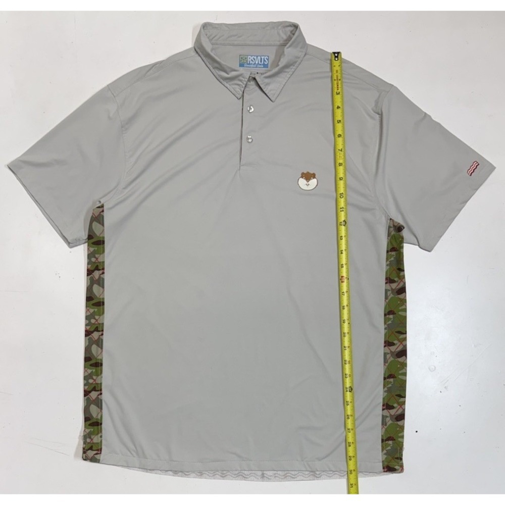 Rsvlts Caddyshack Golf Polo‎ Camo Trim Men's Size XL